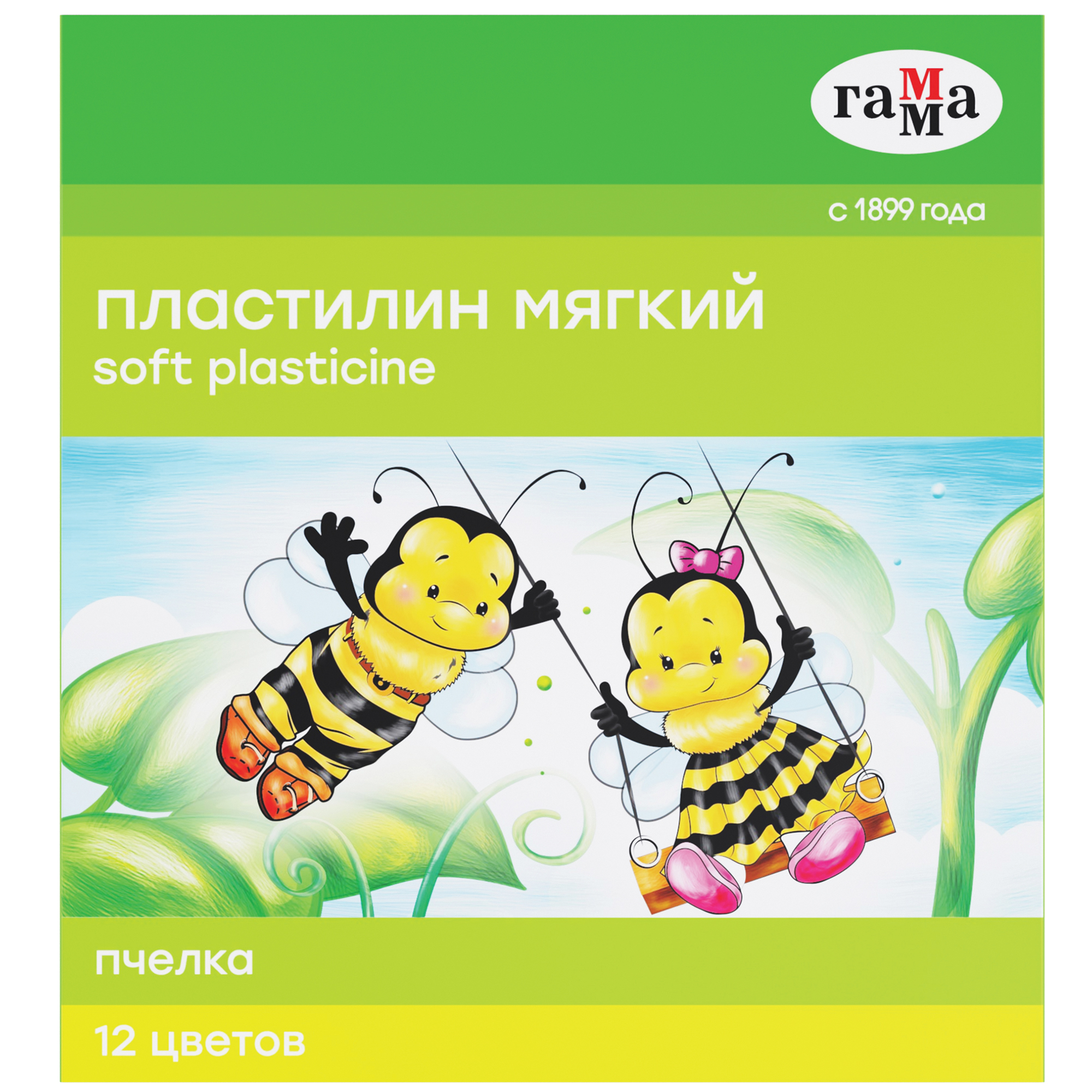 Пластилин восковой Гамма Пчелка 12цветов 280032Н - фото 5
