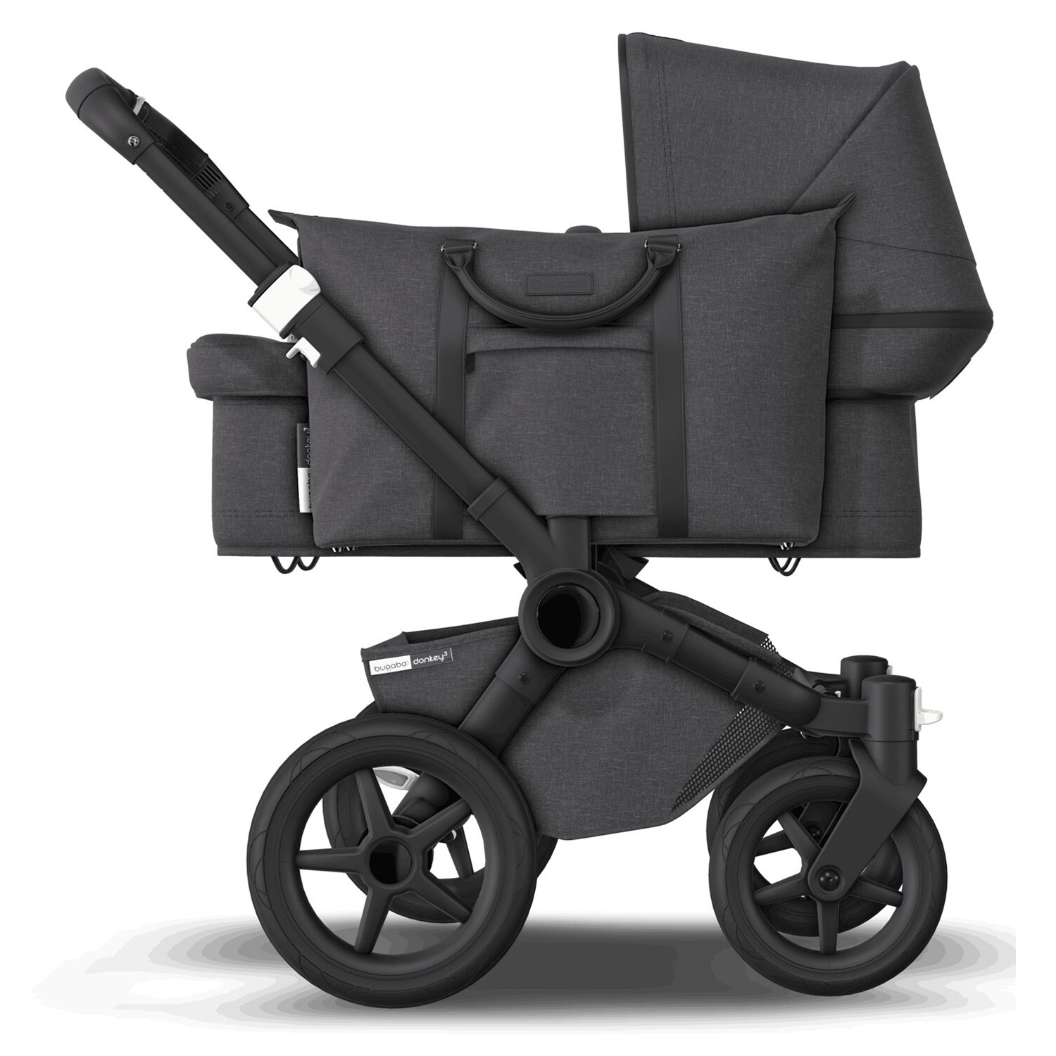 Коляска 2 в1 Bugaboo Donkey3 Complete Mineral Black-Washed Black 189154MC01 - фото 25