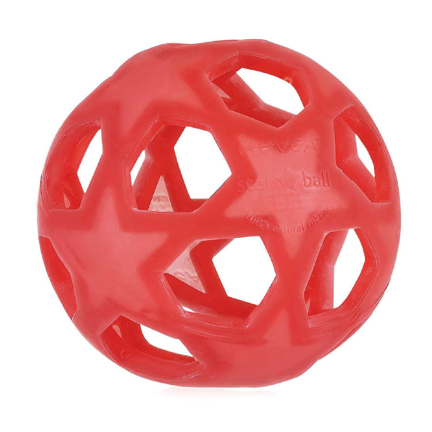 Прорезыватель Hevea Мяч Красный 121402 - фото 1