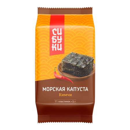 Чипсы Сибуки морская капуста-кимчи 5г