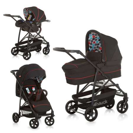 Коляска 3в1 Fisher Price Toronto 4 Trioset Gumball Black