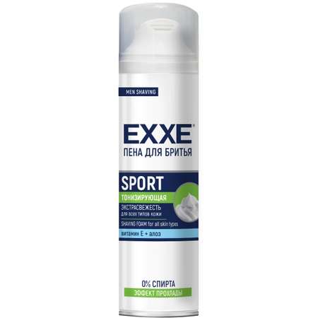 Пена для бритья Exxe Sport energy охлаждающий эффект 200мл