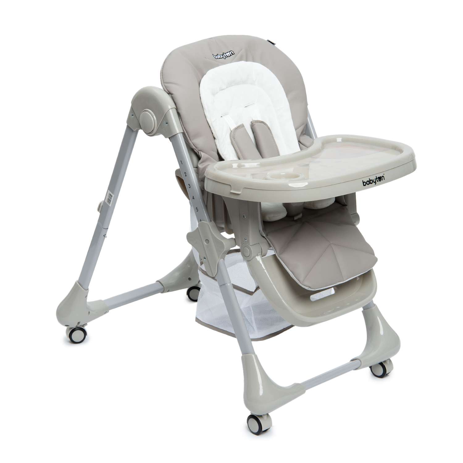 Стульчик для кормления Babyton Optima Eco Grey - фото 7