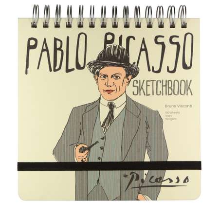 Скетчбук Bruno Visconti 200х200 мм 100 листов бежевый 100 г на гребне вид 2