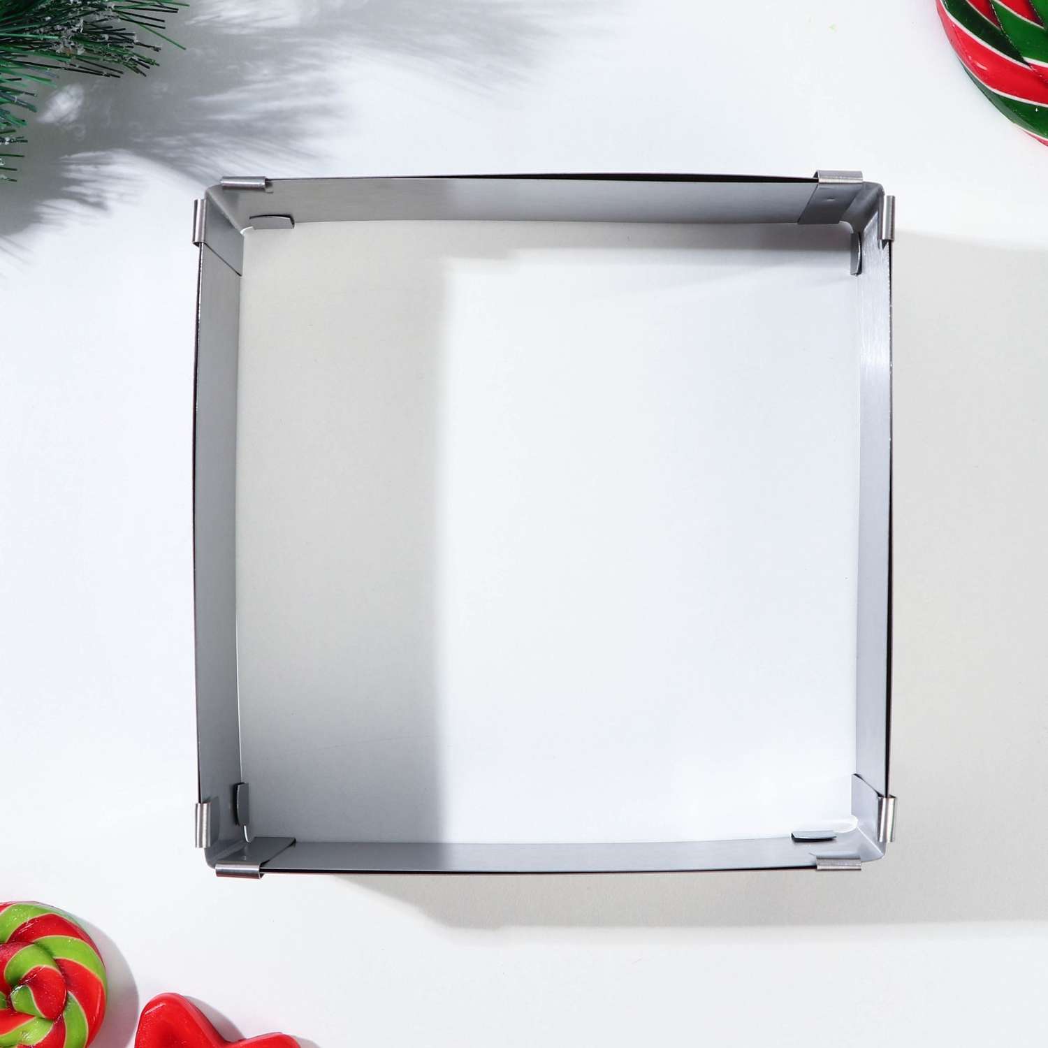 Форма KONFINETTA для выпекания квадрат «Счастливого Нового года» 15-28 х 5 см - фото 4