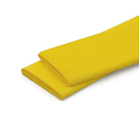 Бумага Astra Craft креповая упаковочная для творчества и флористики 50х200 см 35 гр/м2 2 шт желтая