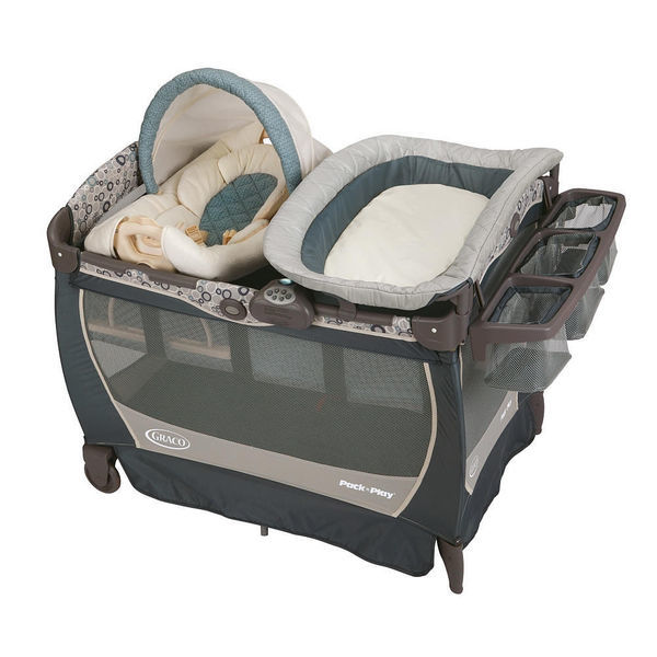 Манеж-кровать Graco Cuddle Cove цвет Brompton 1842962 - фото 1