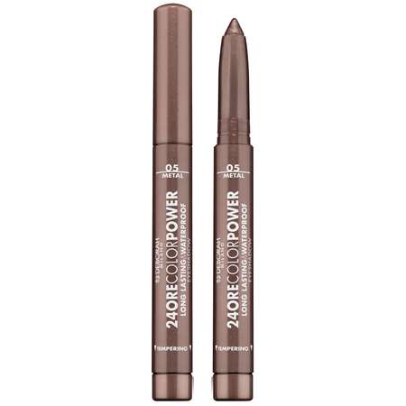 Тени карандаш Deborah Milano стойкие 24Ore Color Power Eyeshadow тон 05 коричневый 1.4 г