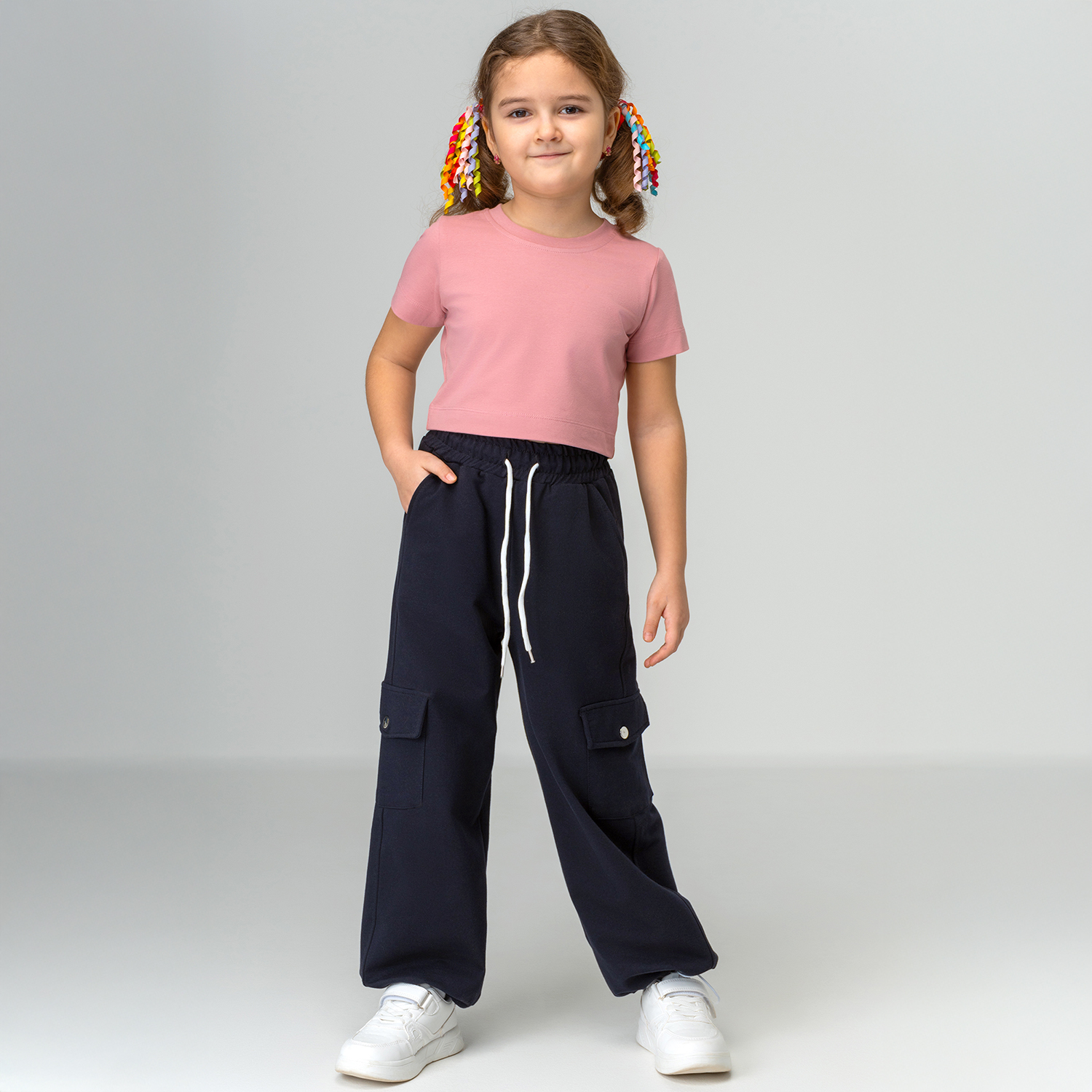 Брюки BONITO KIDS SS6095т.синий - фото 2