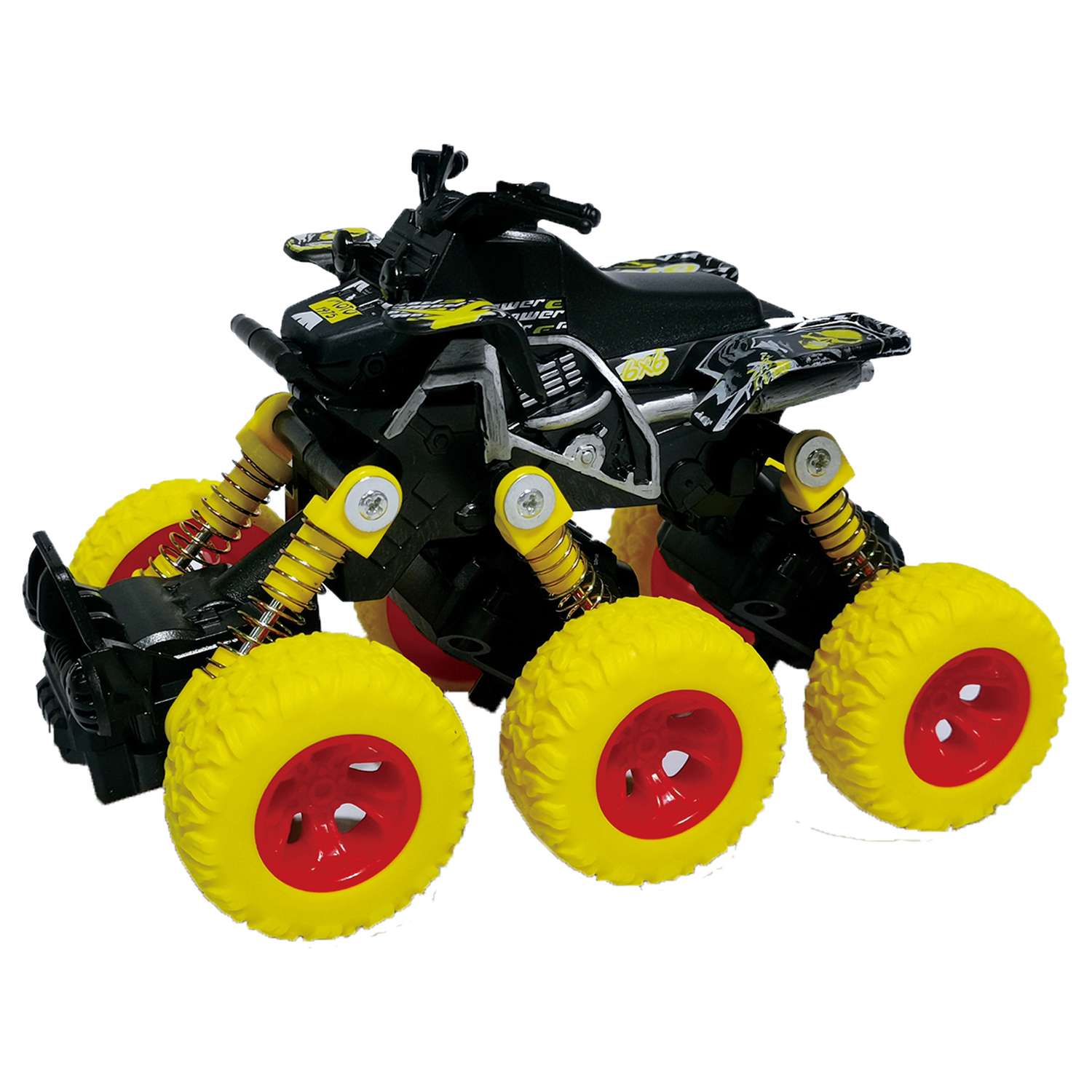 Квадроцикл Funky Toys инерционный желтый FT61065-МП FT61065-МП - фото 1