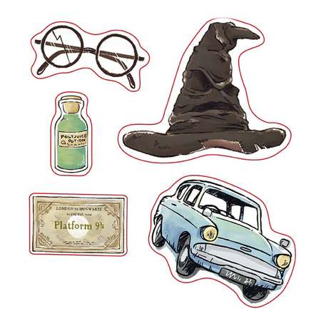 Наклейки ABYStyle Harry Potter - Stickers - 16x11cm/ 2 Planches - Magical Objects X5 ABYDCO794