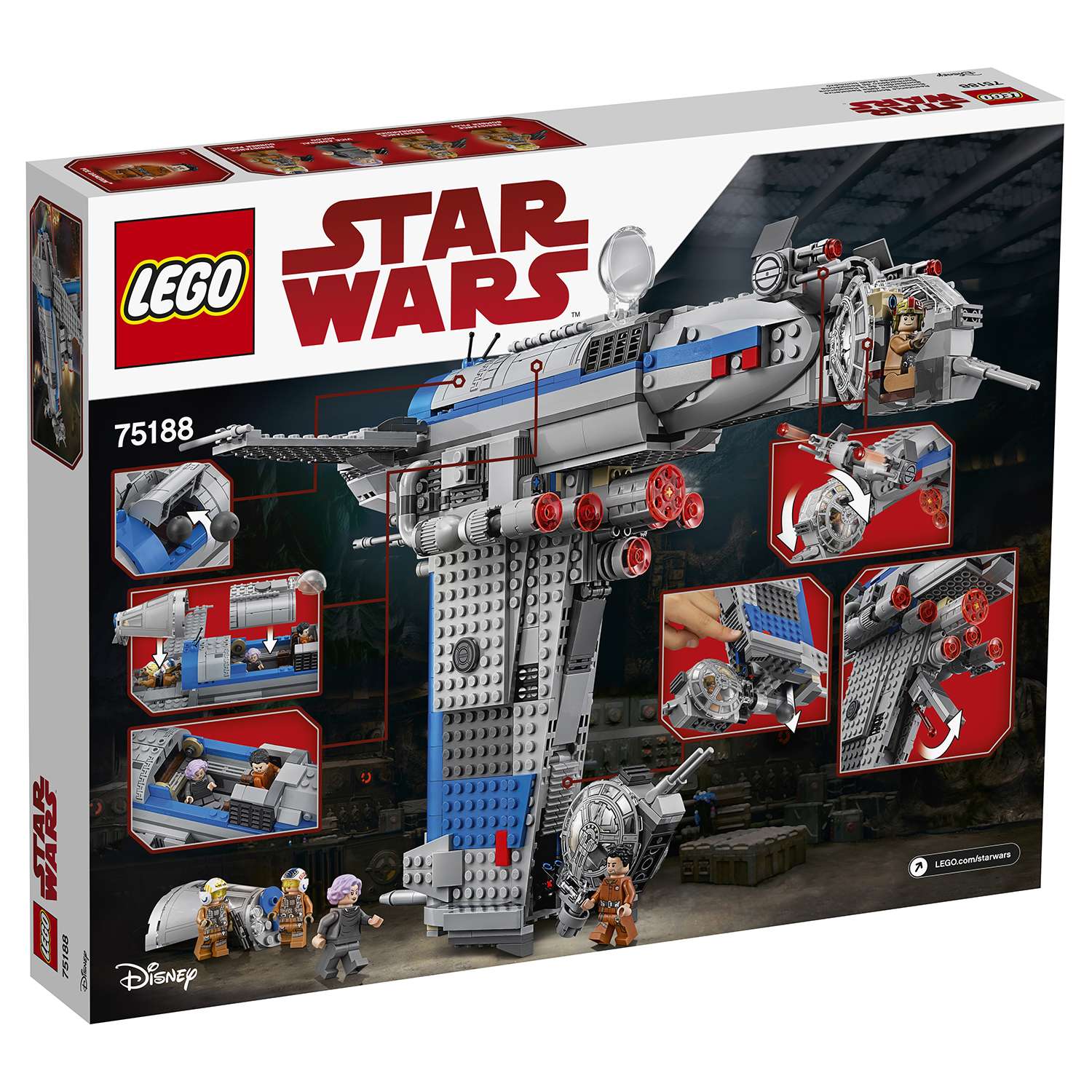 Конструктор LEGO Star Wars TM Бомбардировщик Сопротивления (75188) - фото 3