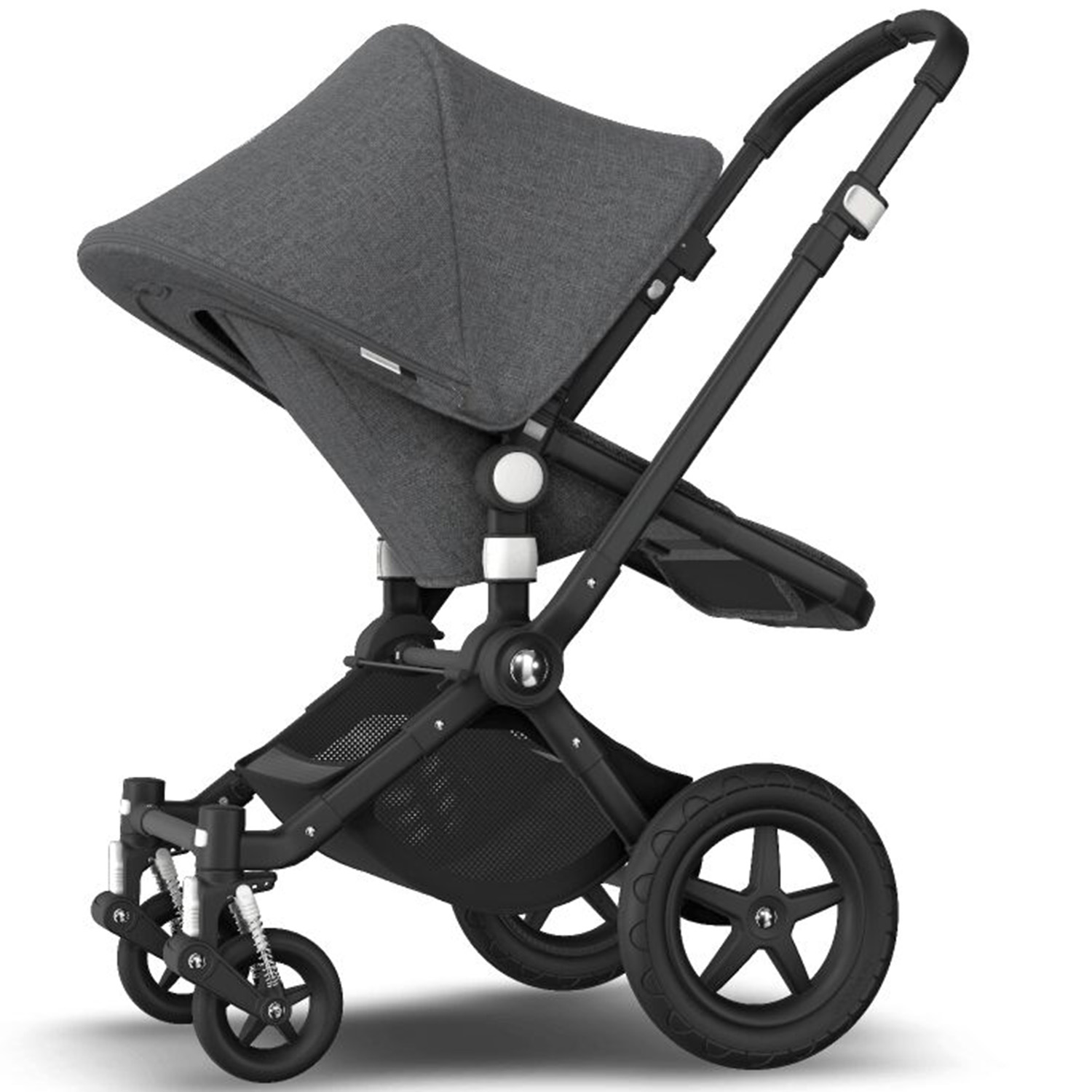 Коляска 2в1 Bugaboo Cameleon3 Plus Complete Black-Grey Melange 239165GM01 - фото 8