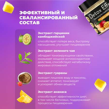 Сухая смесь FIT AND JOY Detox Effect Манго