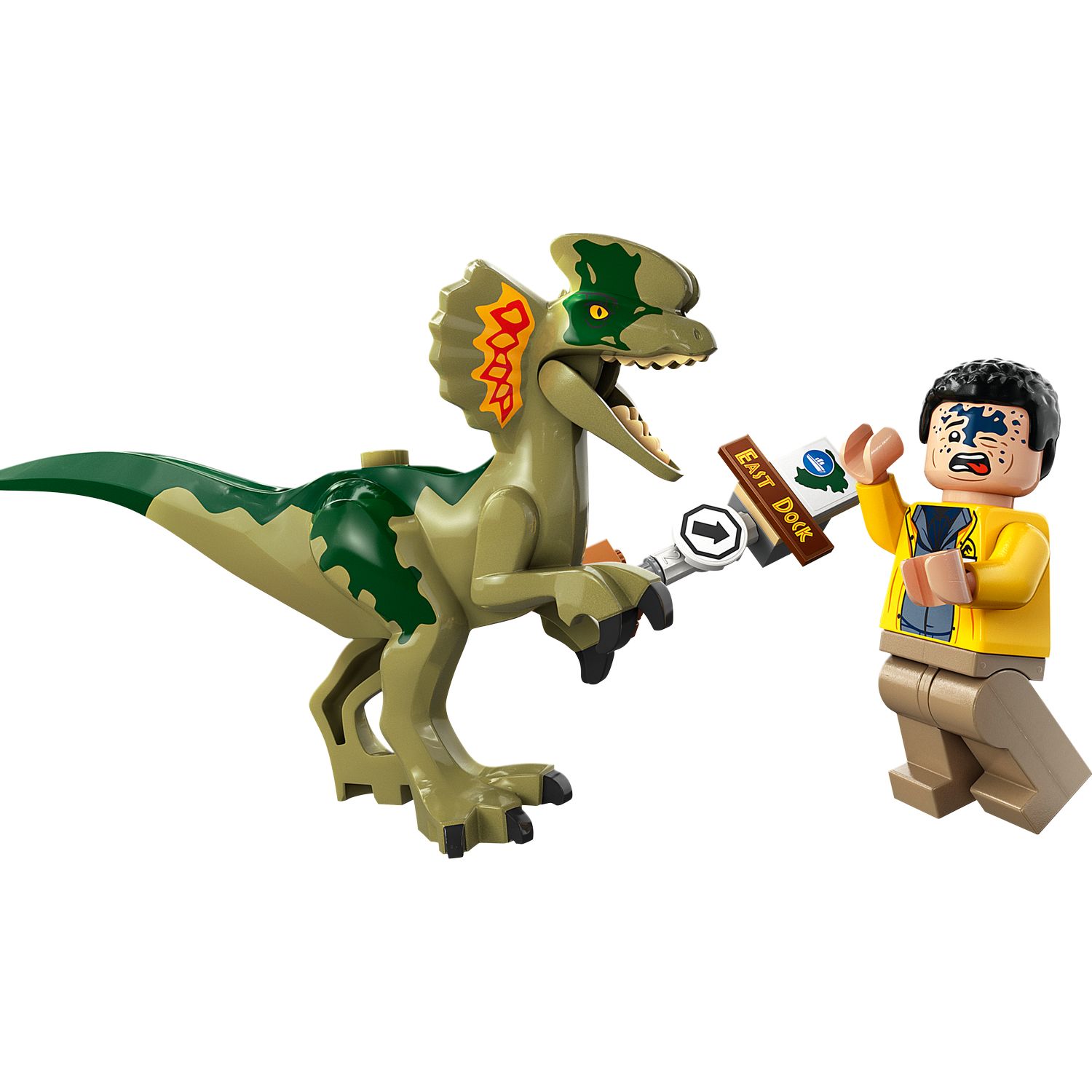 Lego jurassic world dilophosaurus ambush sale