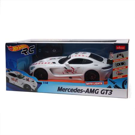 Машина Hot Wheels РУ 1:14 Mercedes AMG GT3 74100-1