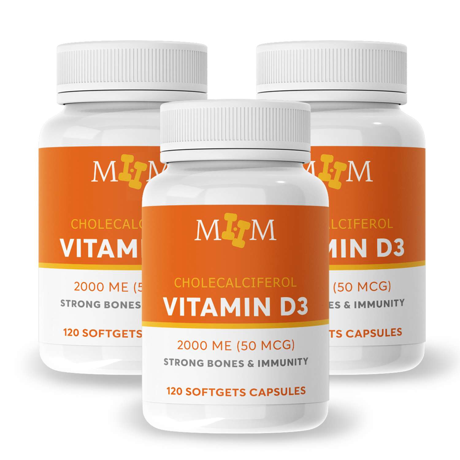Витамин Д3 MyHealthMarathon для детей и взрослых 360 капсул - фото 1