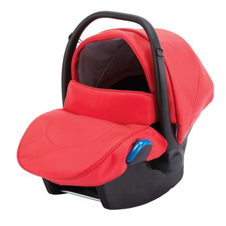 Коляска 3в1 BeBe-mobile Gusto Deluxe GU116 Красная кожа-Красная перфорированная кожа