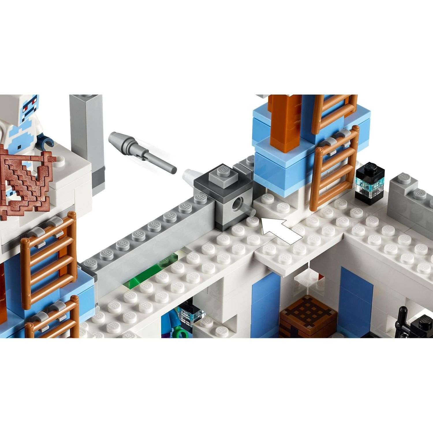 Конструктор LEGO Minecraft Ледяной дворец 21186 - фото 6