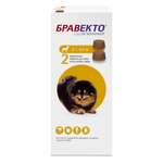 Препарат инсектоакарицидный для собак MSD Бравекто 2-4.5кг 112.5мг №2 таблетки