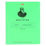 Тетрадь предметная Hatber 36л А5 клетка на казахском языке на скобе серия Зелёная Биология