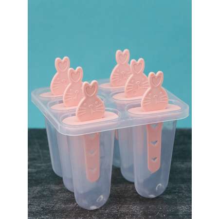 Формочки для мороженого iLikeGift Animal pink
