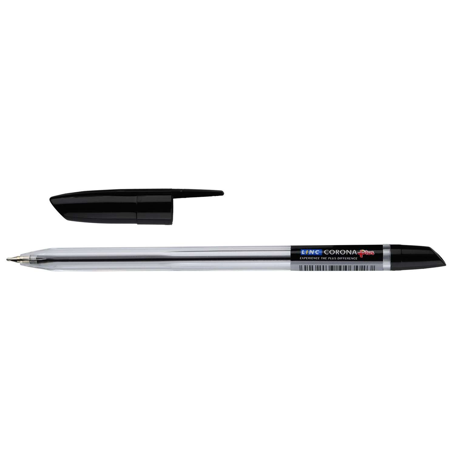 Ручки LINC Набор шариковых CORONA PLUS черные чернила 50 штук - фото 5