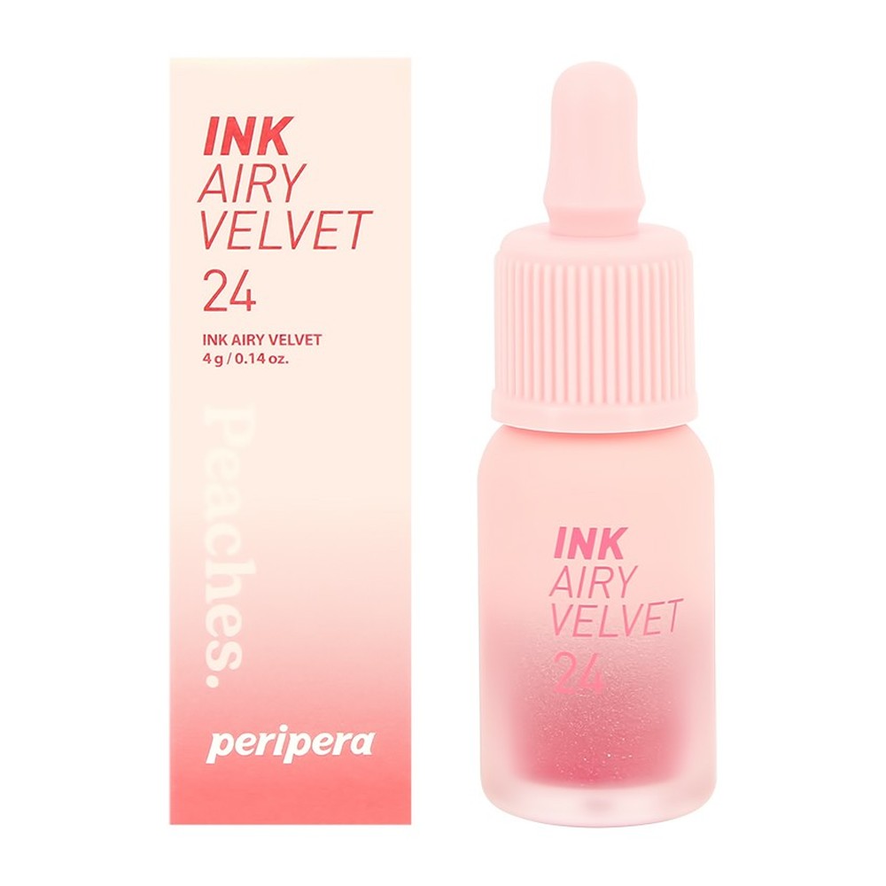 Помада для губ Peripera Ink airy velvet жидкая тон 24 heavenly peach - фото 3