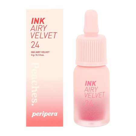 Помада для губ Peripera Ink airy velvet жидкая тон 24 heavenly peach