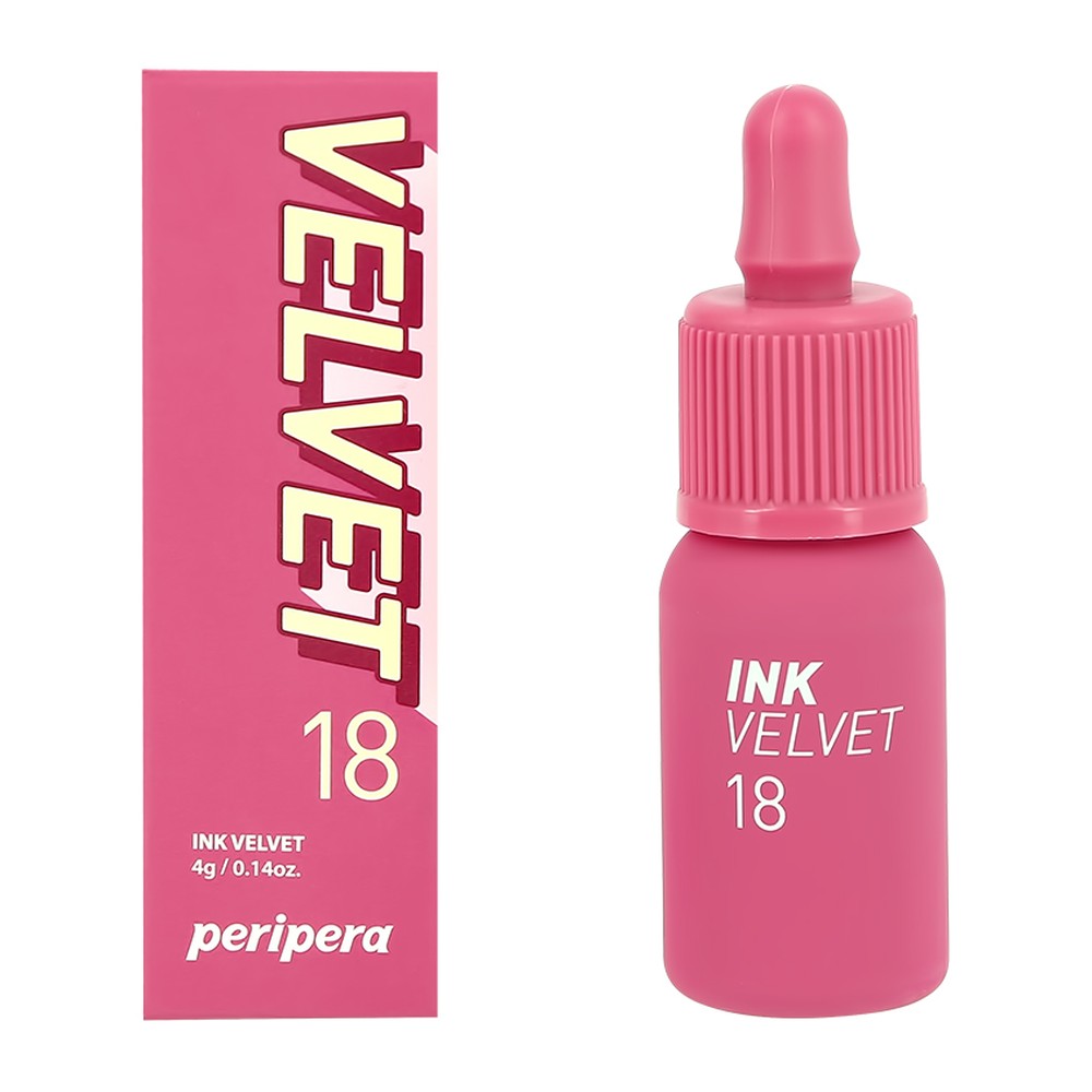 Помада для губ Peripera Velvet жидкая тон 18 star plum pink - фото 3