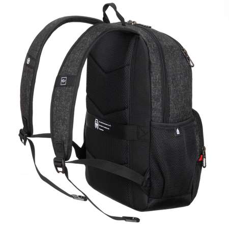 Рюкзак TORBER XPLOR с отделением для ноутбука 15 дюймов чёрно серый меланж