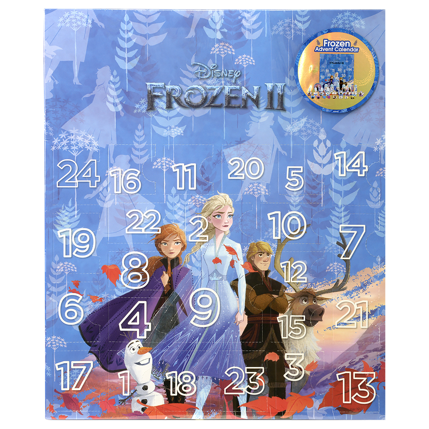 Набор косметики Markwins Frozen Новогодний календарь 24подарка 1599014E - фото 1