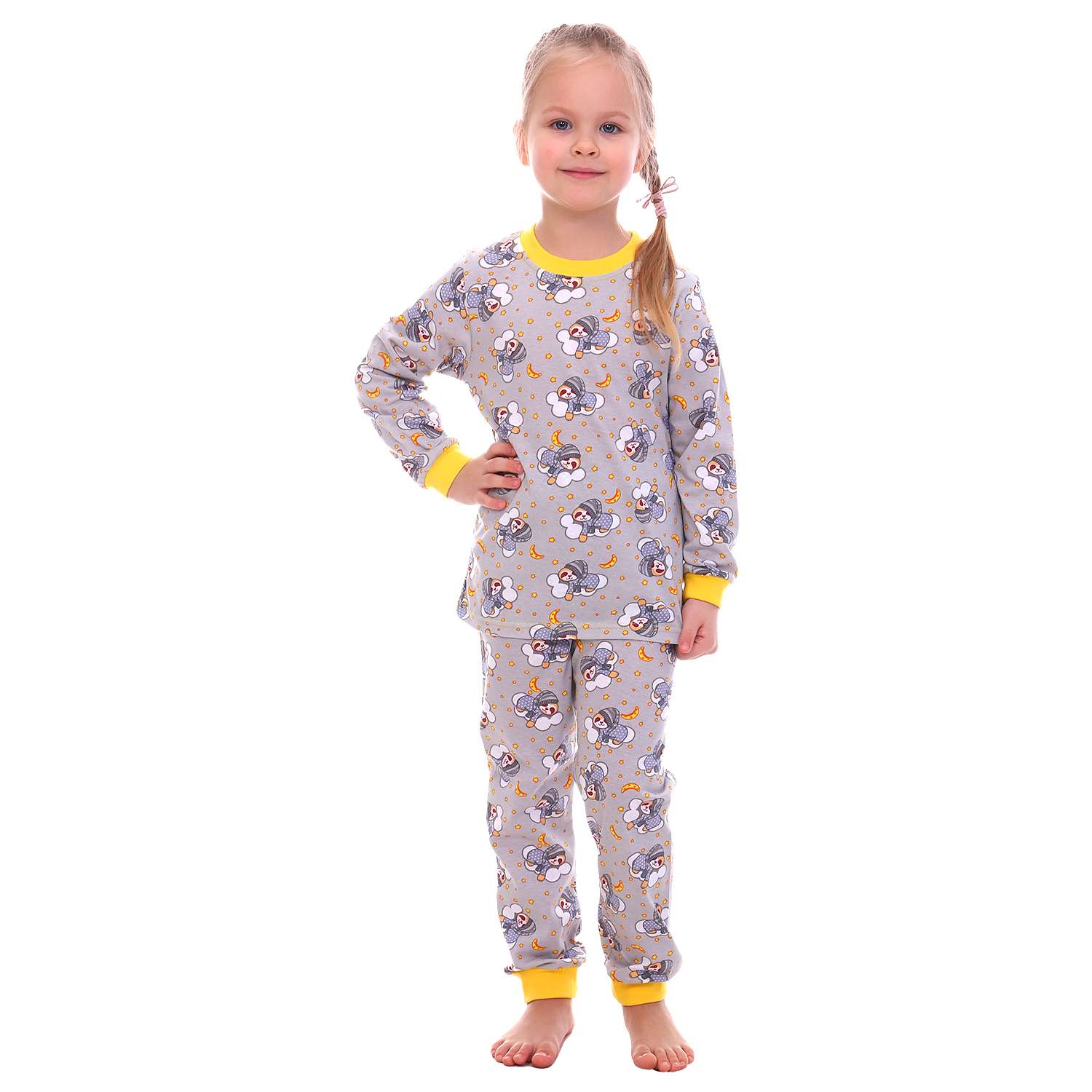 Пижама Детская Одежда 0411КД1/серый - фото 1
