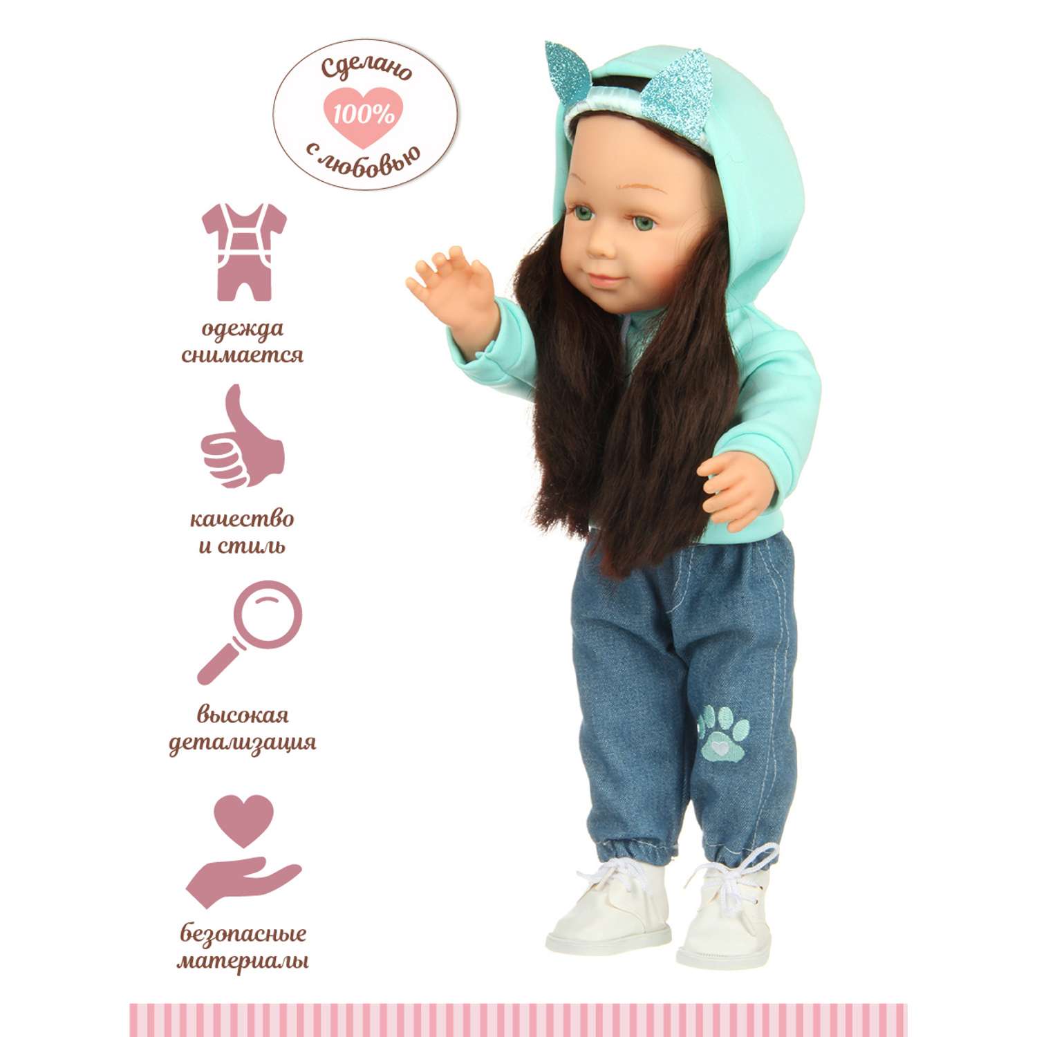 Кукла говорящая Lisa Doll интерактивная 40 см 131757 - фото 7