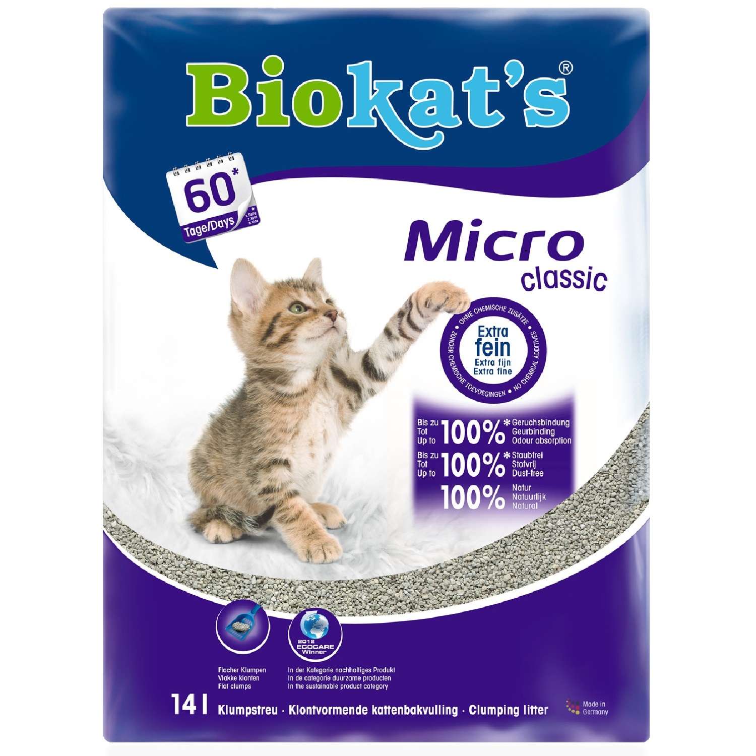 Наполнитель для кошек Biokats Микро 14л - фото 1