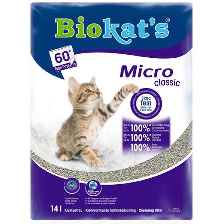 Наполнитель для кошек Biokats Микро 14л