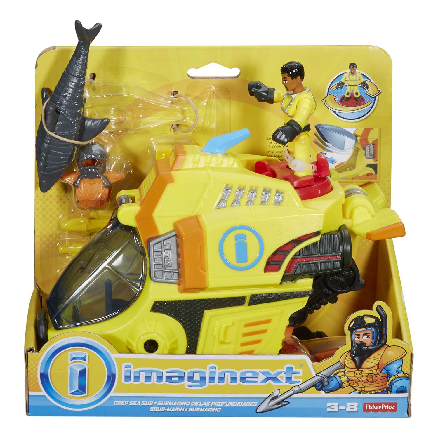 Набор игровой IMAGINEXT Глубоководная субмарина DFY00 - фото 2