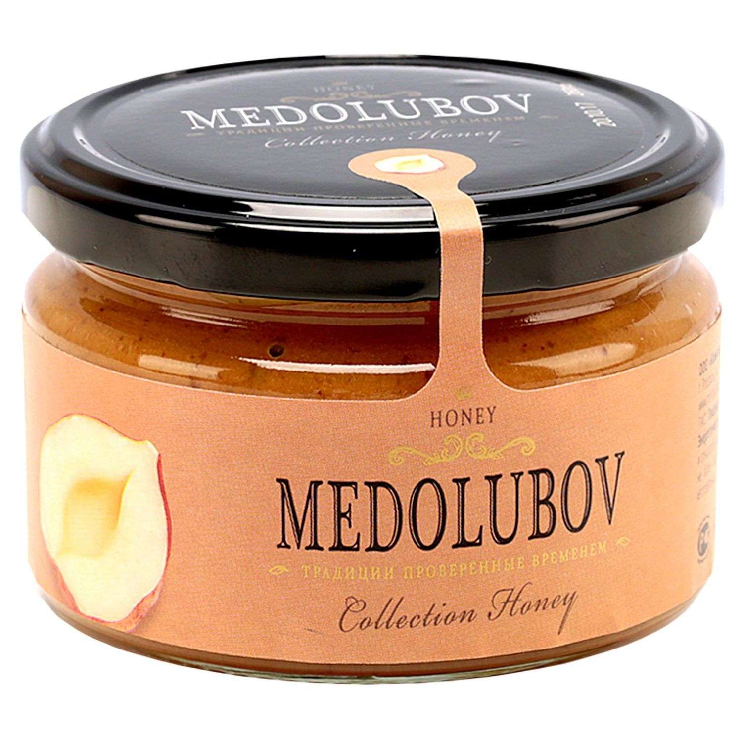 Мёд-суфле Медолюбов с фундуком 250мл - фото 1