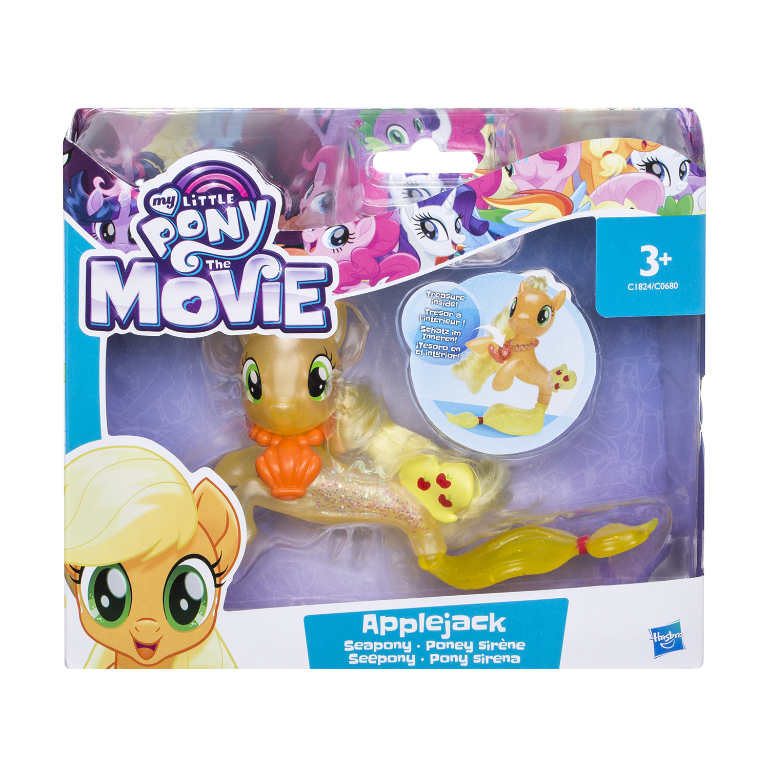 Фигурка My Little Pony Мерцание Эпл Джек C1824EU40 купить по цене 399 ₽ в  интернет-магазине Детский мир