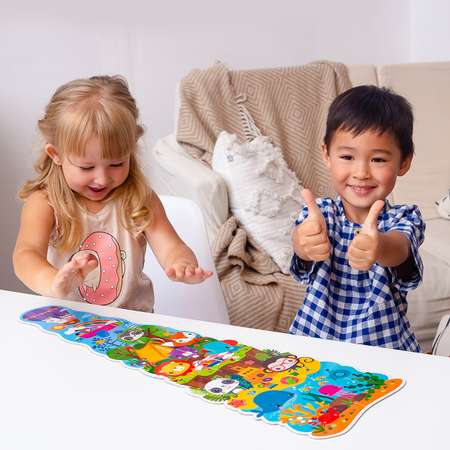 Пазл Vladi Toys MAXI puzzle 70х22см Fisher-Price Мои веселые друзья