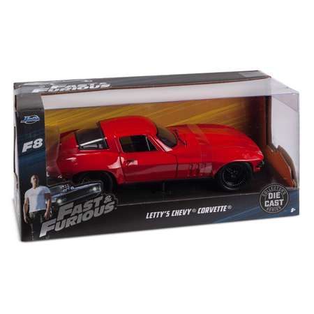 Машинка Fast and Furious Форсаж-8 1:24 1966 Chevy Corvette