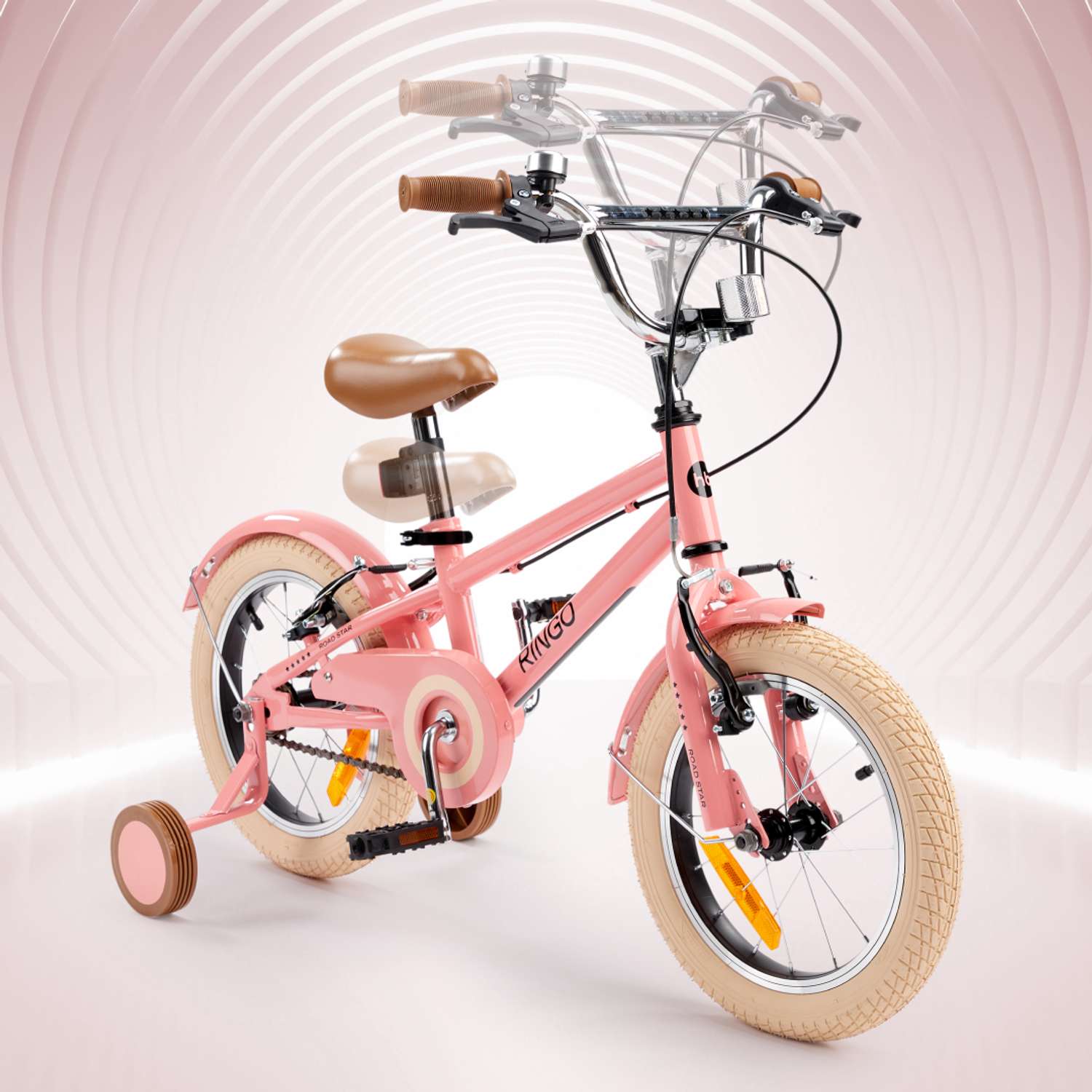 Велосипед детский Happy Baby RINGO с поддерживающими колесами - фото 2