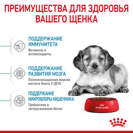 Корм для щенков ROYAL CANIN Medium Puppy средних пород 14кг