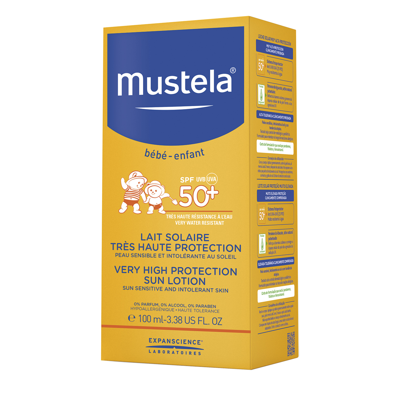 Молочко солнцезащитное Mustela Sun SPF50 100мл 3504105-024390 - фото 2