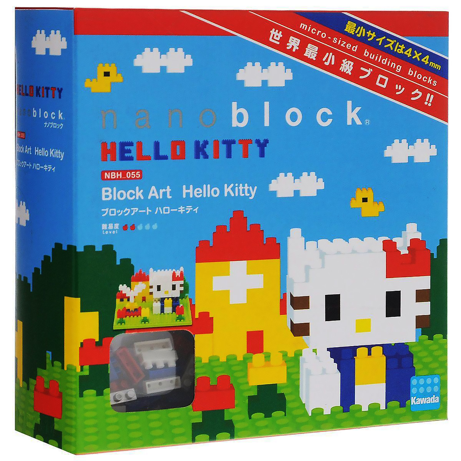 Конструктор Nanoblock Hello Kitty в парке - фото 2