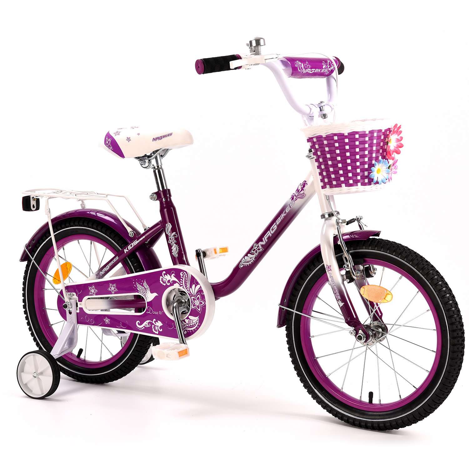Велосипед NRG BIKES DOVE 16 violet-white - фото 1