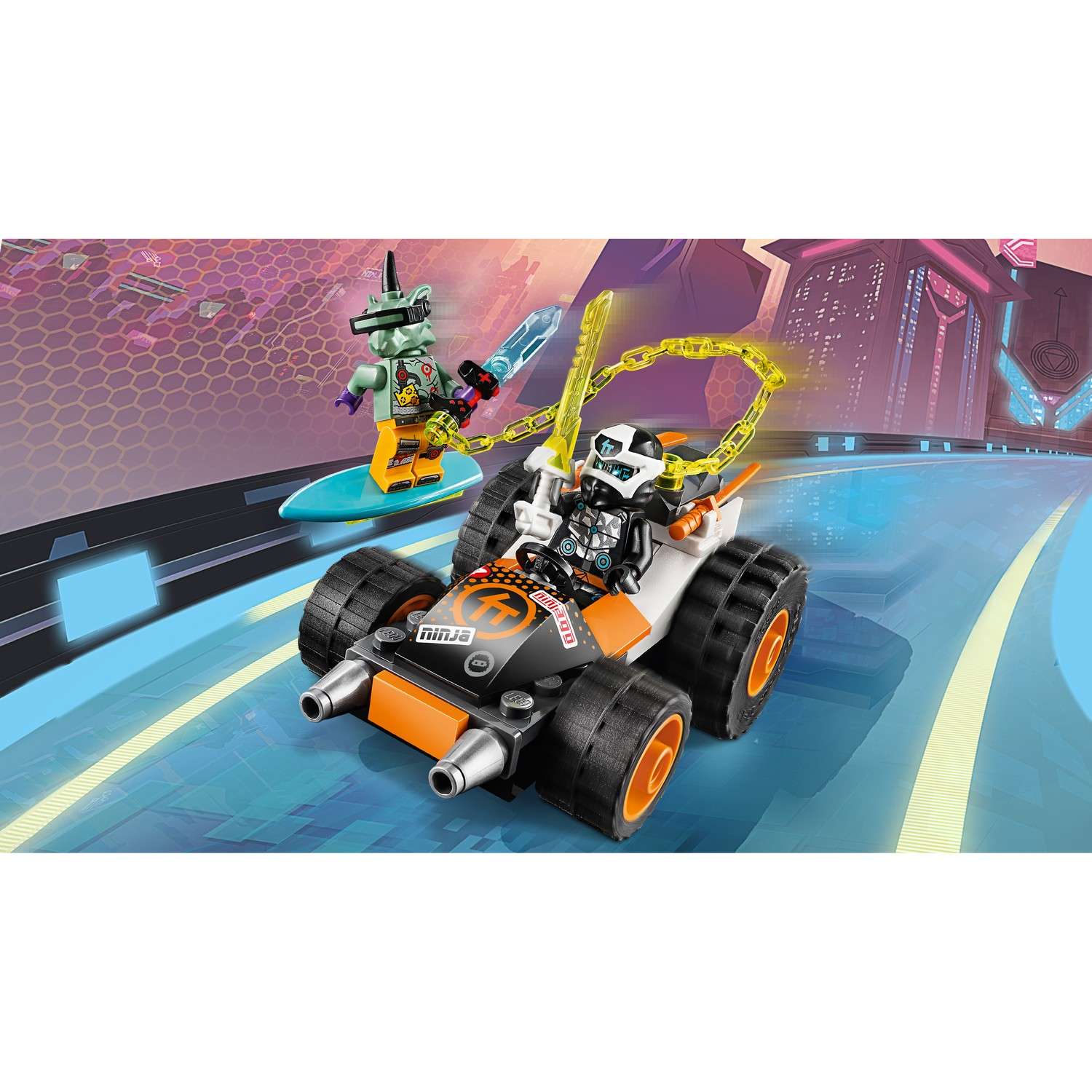 Конструктор LEGO Ninjago Скоростной автомобиль Коула 71706 - фото 7