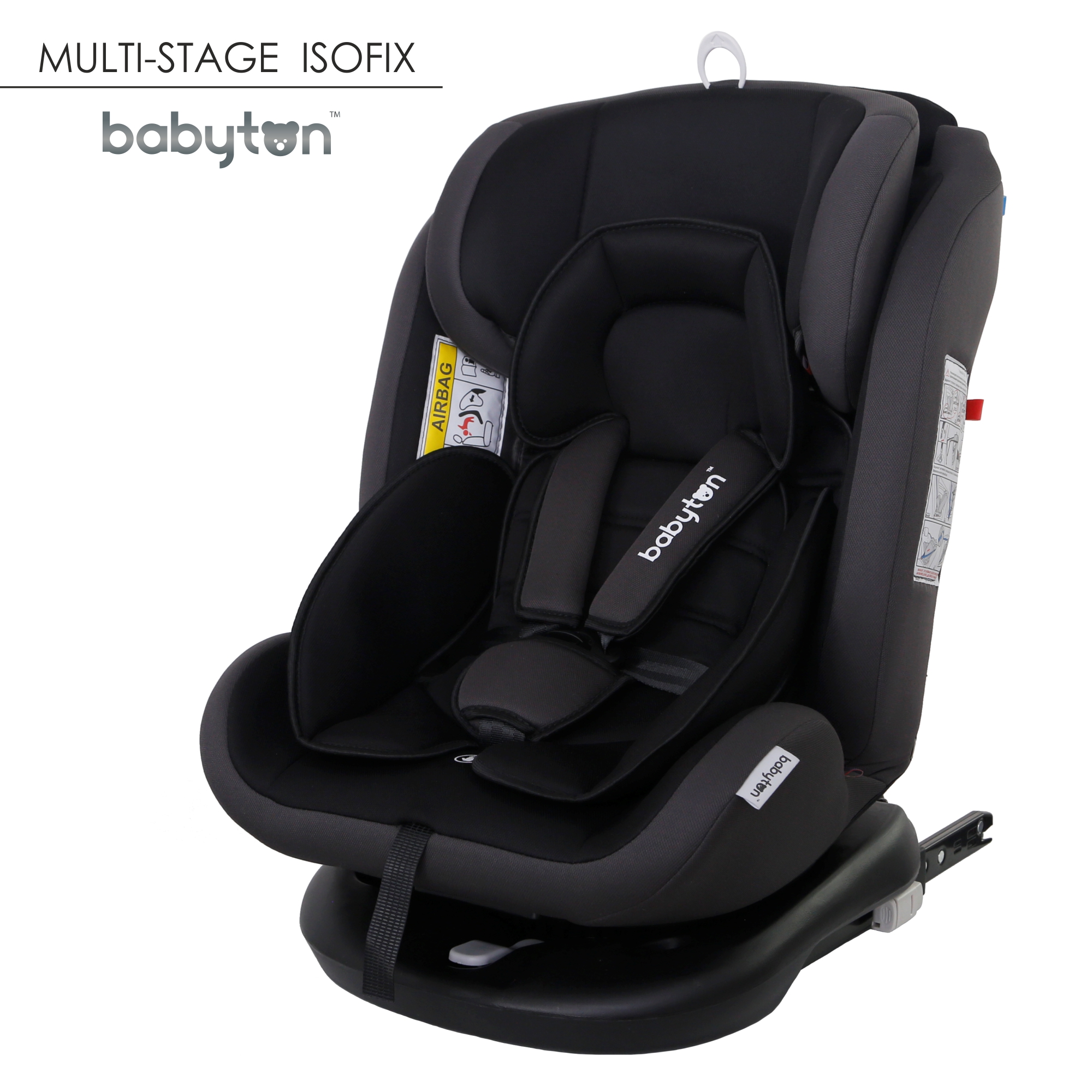 Автокресло Babyton Multi-Stage ISOFIX Black-Grey - фото 1