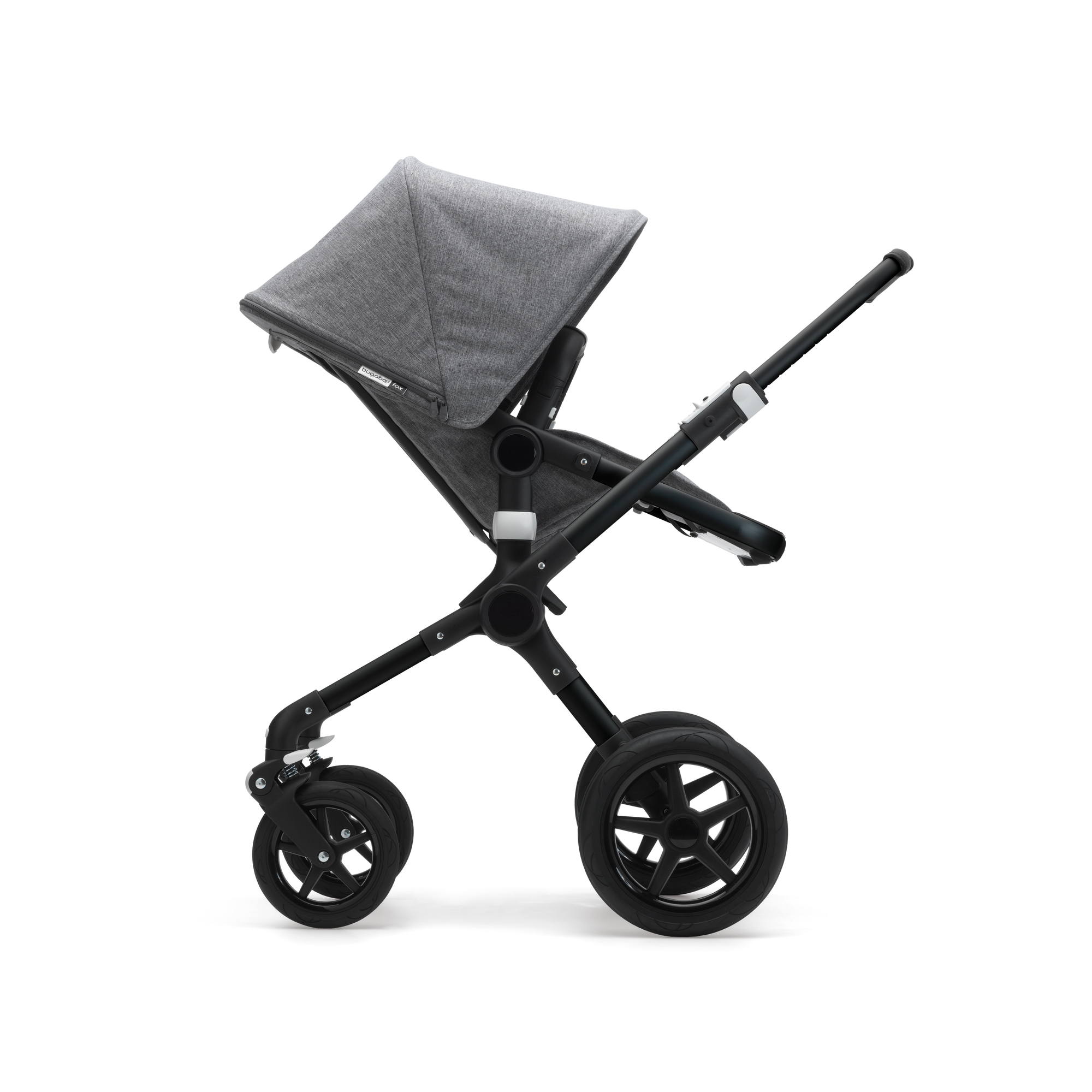 2 1 Bugaboo Fox Classic Complete Black Grey melange 239171AE01 69849