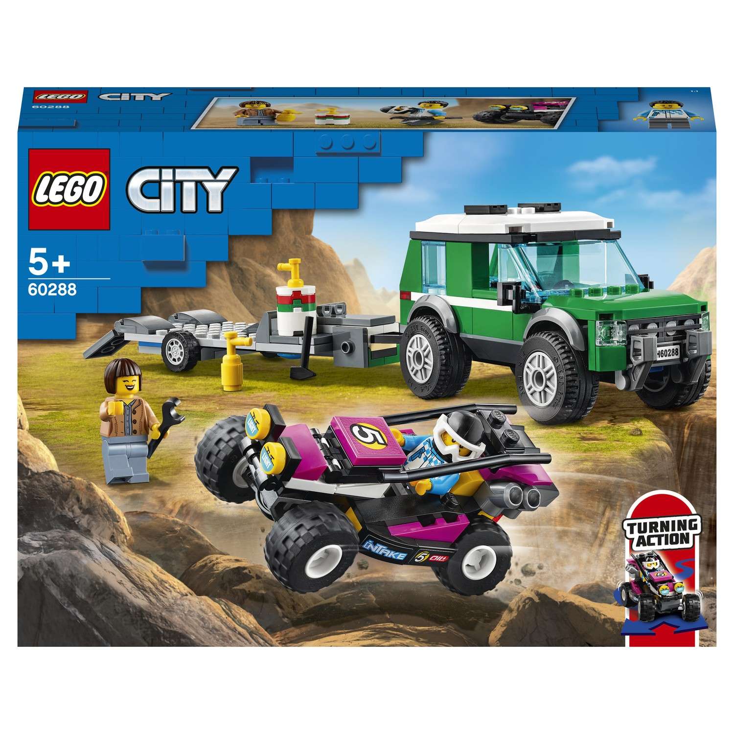 Конструктор LEGO City Great Vehicles Транспортировка карта 60288 - фото 2